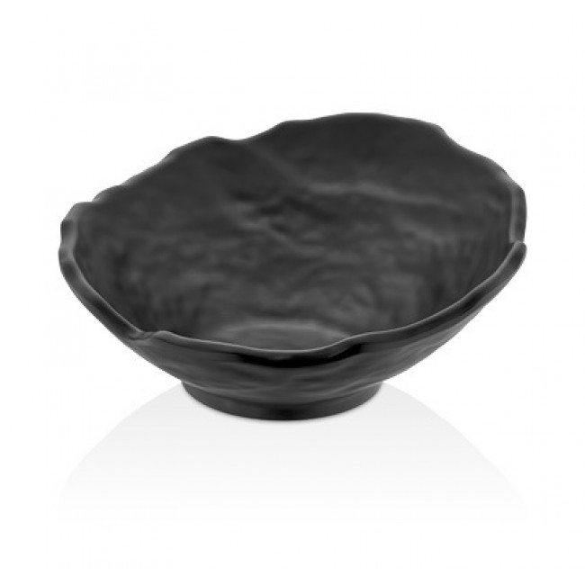 Салатник TERRA BLACK  Slanted 28,2 x 27,5 см, h 11,5 см, 1100 мл