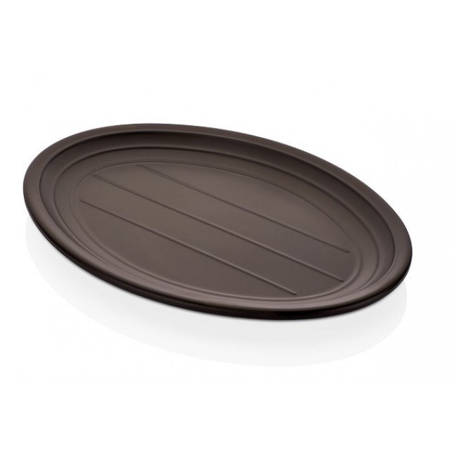 Сервировочная тарелка TERRA BITTER Oval  32,5x24,0 см, h 2,6 см