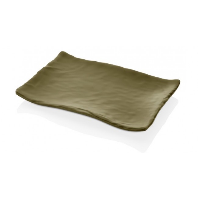 Тарелка сервировочная прямоугольная TERRA KHAKI  27,7 × 19,2 см, h 2,8 см