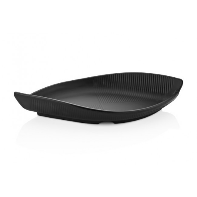 Сервировочная тарелка TERRA BLACK Gondola 28,6X12,7 см,  h 4,8 см